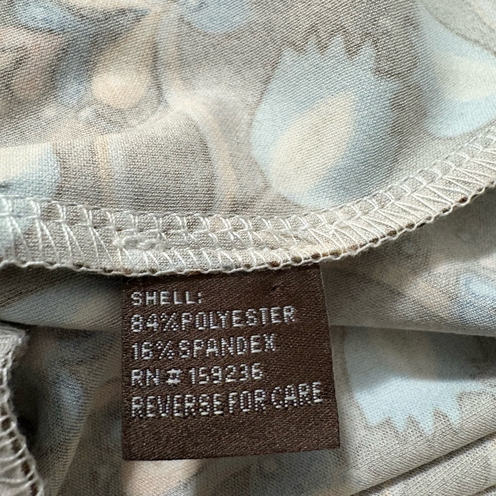 J. McLaughlin Berlin Dress in Atlas Tile. Very Cute Brown, Pastel‎ Blue, Orange. - Picture 8 of 13